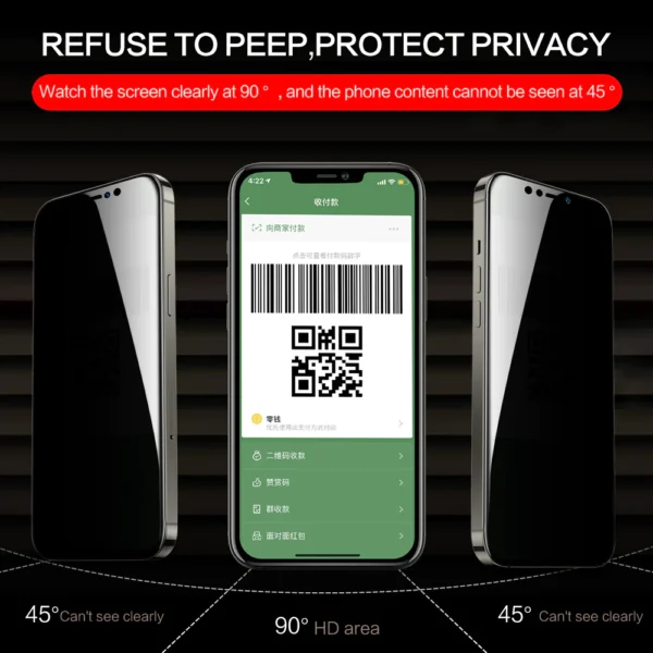 604f35def3e972125a39ca9a252af2ad Smart Devil 9H HD Anti Spy Tempered Glass Screen Protector