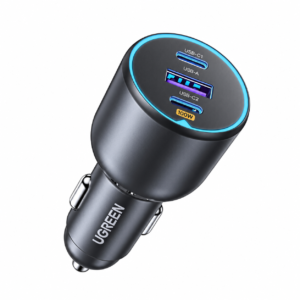 130W 3 Port USB C and USB A Fast Car Charger