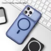 MagSafe Compatible Matte Translucent Protection Case