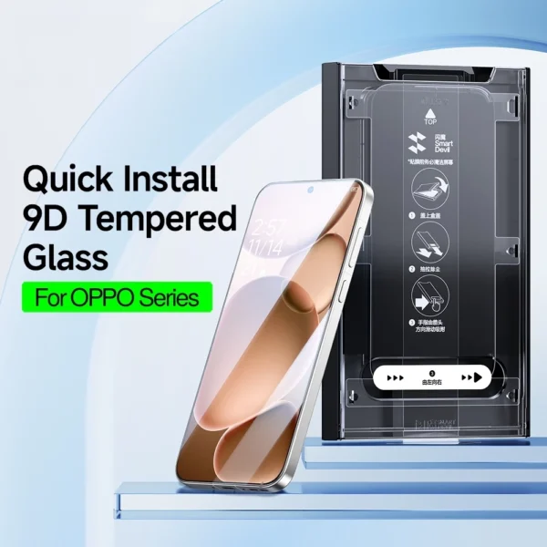Smart Devil OPPO Quick Install 9D Screen Protector