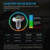 PD 30W Tri Port Bluetooth FM Transmitter Car Charger