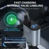 Fast Charging Multi Port Car Charger with Voltage Display