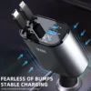 Fast Charging Multi Port Car Charger with Voltage Display