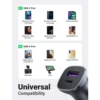 30W PD Dual Port USB C and USB A Fast Car Charger