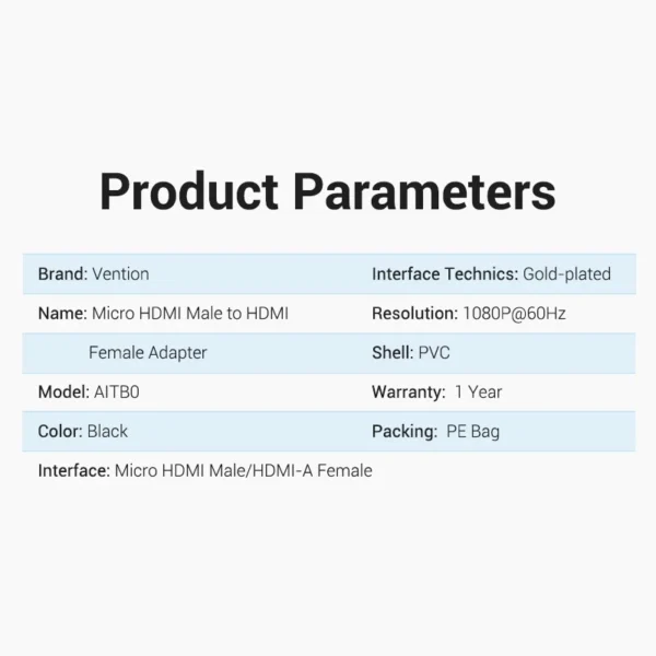 75ea9297cfcd71136b80ff2c4e338f92 Micro HDMI to HDMI Adapter