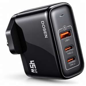 45W 3 in 1 Fast Charger Adapter