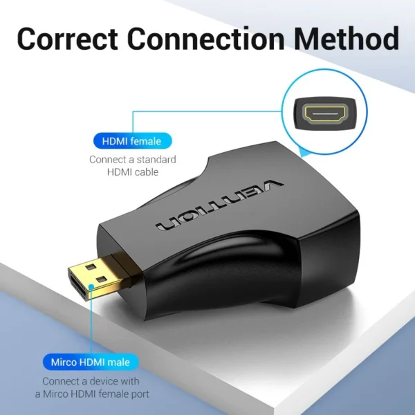 c1d0402d5825684b8b96bb5ec2451d3c Micro HDMI to HDMI Adapter