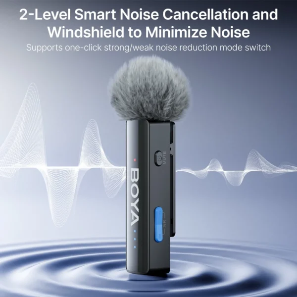 cn-11134207-820l4-mgyx9mt8njt472 BOYA Wireless Dual Lavalier Microphone Kit with Charging Case