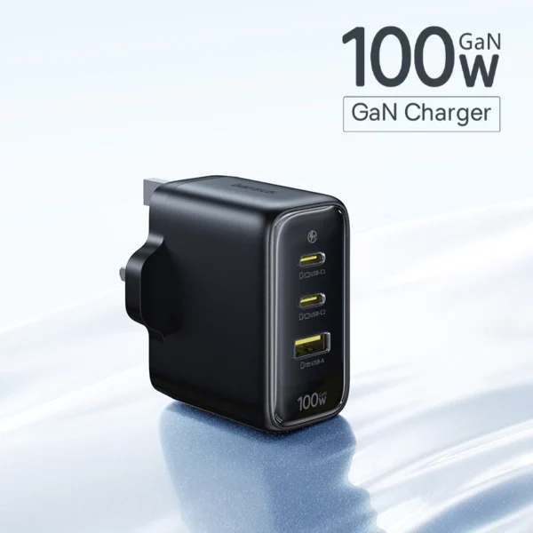 cn-11134207-820l4-mo583s2y2mf5ef 100W GaN 3 Port Fast Charger