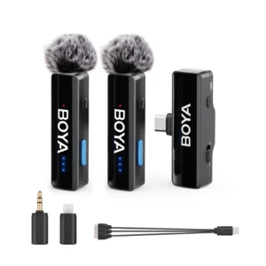 BOYA Wireless Dual Lavalier Microphone Kit