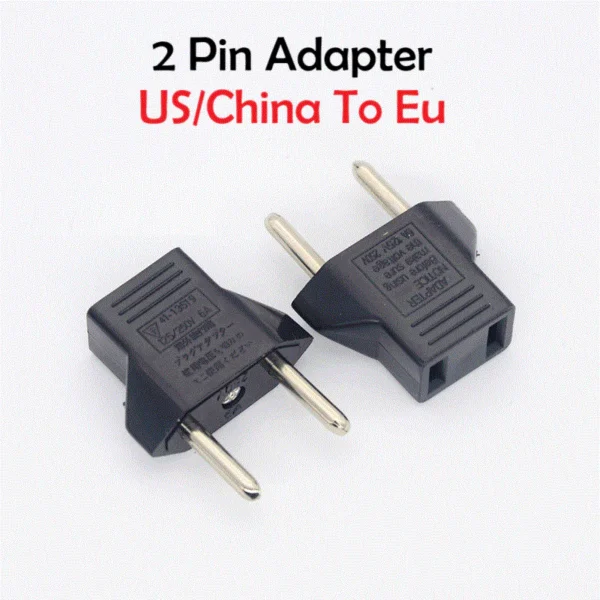 China to EU 2 Pin Travel Plug Adapter