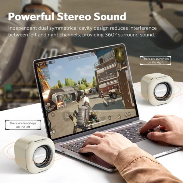 Mini Desktop Wired Computer Speakers