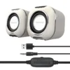 Mini Desktop Wired Computer Speakers
