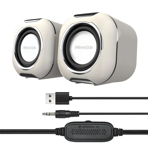 Mini Desktop Wired Computer Speakers