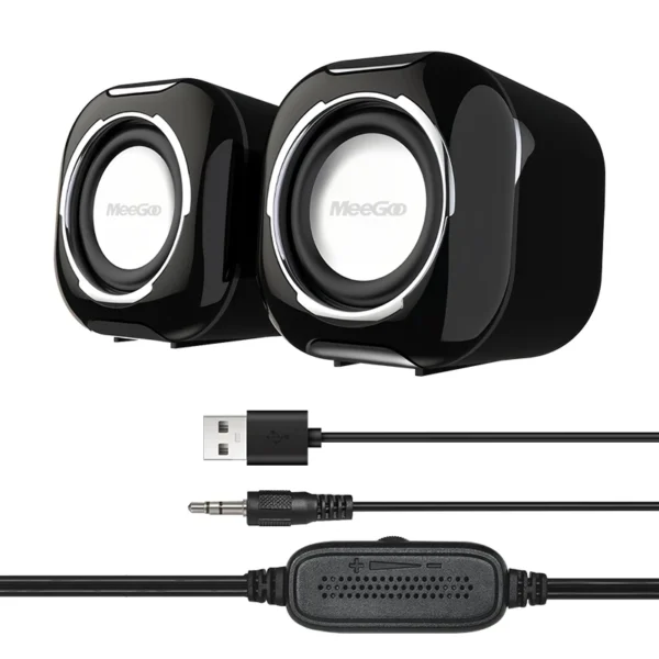 Mini Desktop Wired Computer Speakers