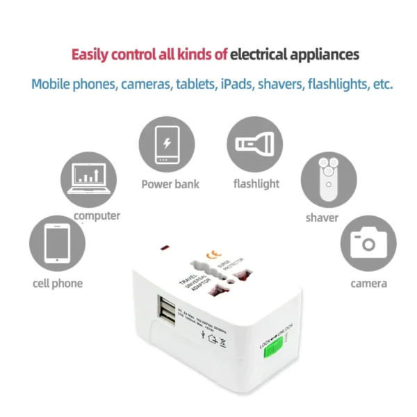 my-11134207-820lc-msb1wl9r5jbdc9 Universal Worldwide Travel Adapter Plug