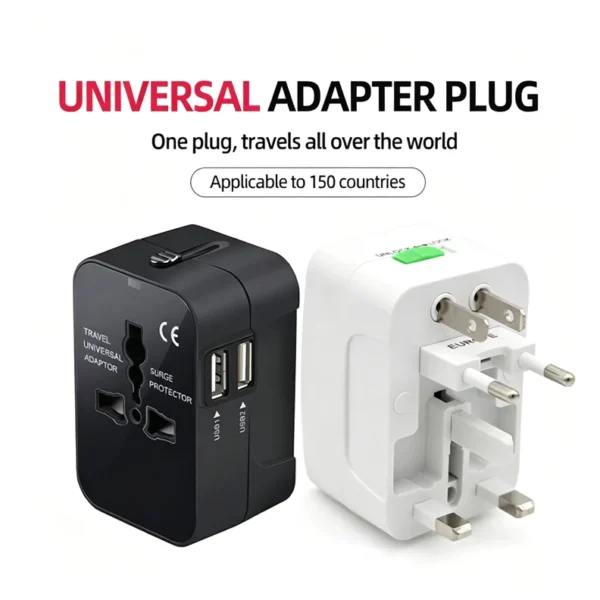 my-11134207-820lg-msb1wcgxk0eg49 Universal Worldwide Travel Adapter Plug